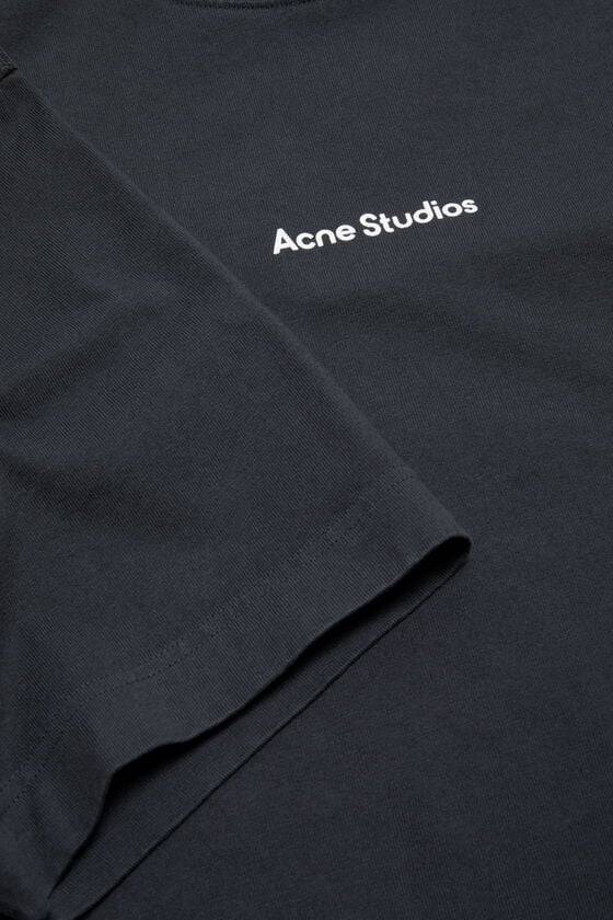 Acne Studios T-Shirt Stamp-Logo - lockere Passform Günstiger Verkauf