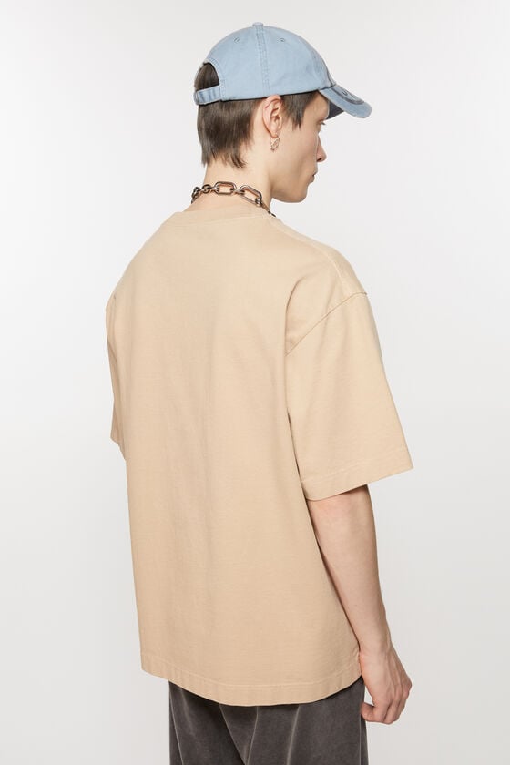 Acne Studios T-Shirt Stamp-Logo - lockere Passform Fabrikverkauf