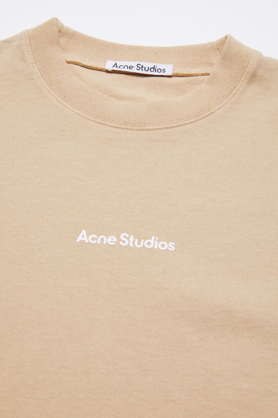 Acne Studios T-Shirt Stamp-Logo - lockere Passform Fabrikverkauf