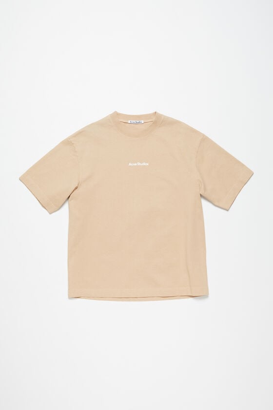 Acne Studios T-Shirt Stamp-Logo - lockere Passform Fabrikverkauf