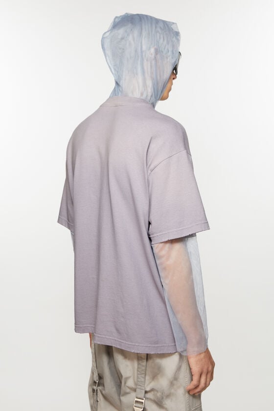 Acne Studios T-Shirt aus mehrlagigem Netzstoff Blitzverkäufe
