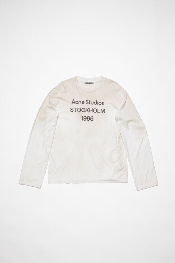Acne Studios Logo-T-Shirt – lockere Passform Limitierter Zeitrabatt
