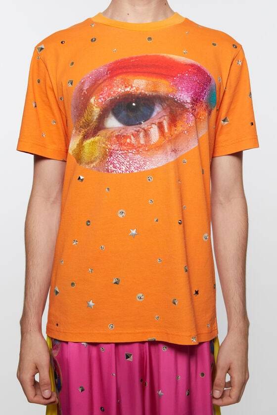 Acne Studios Bedrucktes T-Shirt Fabrikpreis