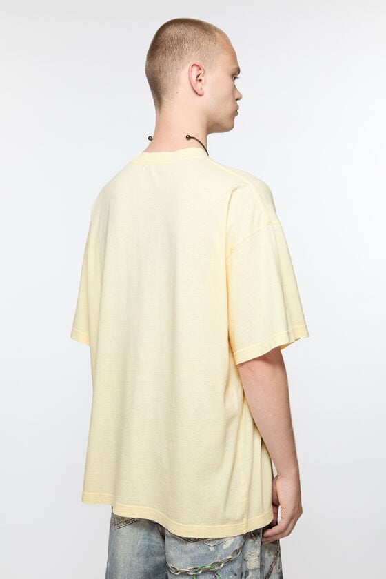 Acne Studios Verschwommenes Logo-T-Shirt - Entspannte Unisex-Passform Rabatt