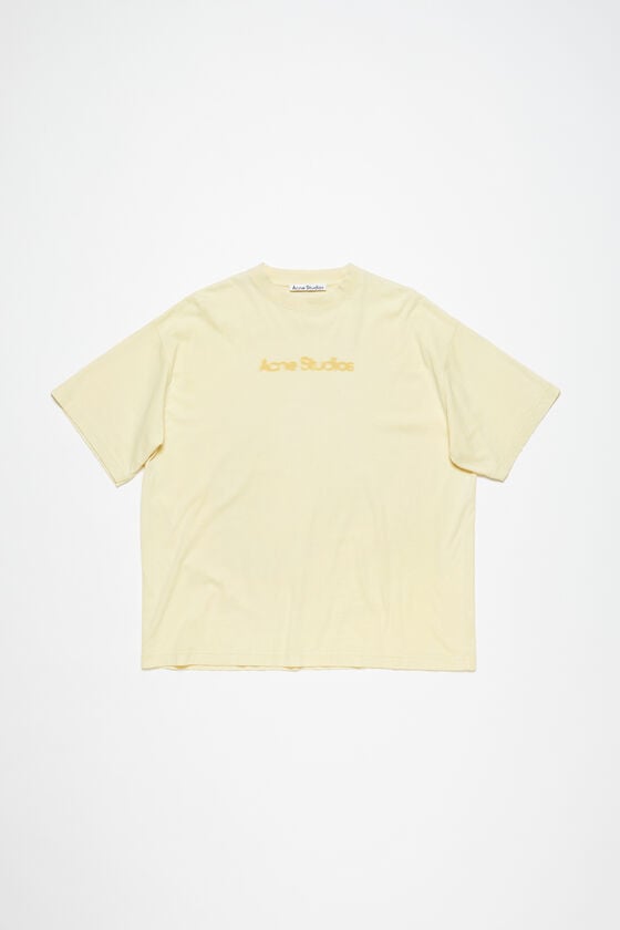 Acne Studios Verschwommenes Logo-T-Shirt - Entspannte Unisex-Passform Rabatt