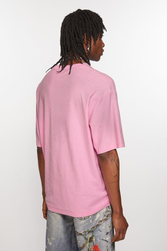 Acne Studios Logo-T-Shirt – lockere Passform Begrenztes Angebot