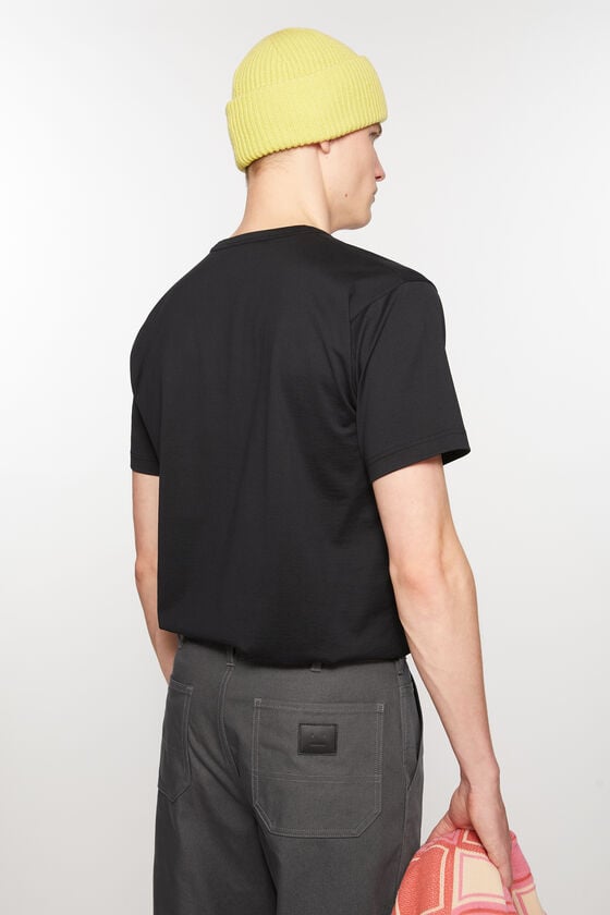 Acne Studios T-Shirt mit Rundhalsausschnitt - Normale Passform Unisex Valentinstagsangebot