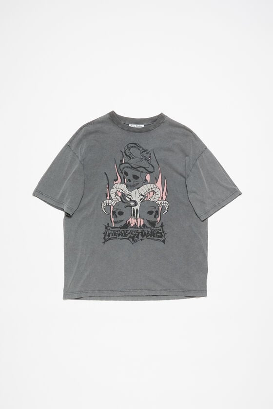 Acne Studios Bedrucktes T-Shirt – entspannte Passform Jubiläumsangebot