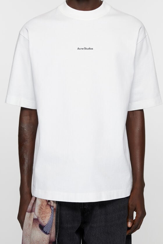 Acne Studios Logo-T-Shirt Neueste Mode