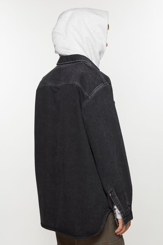 Acne Studios Jeanshemd mit Knopfleiste - Lockere Passform Große Rabatte