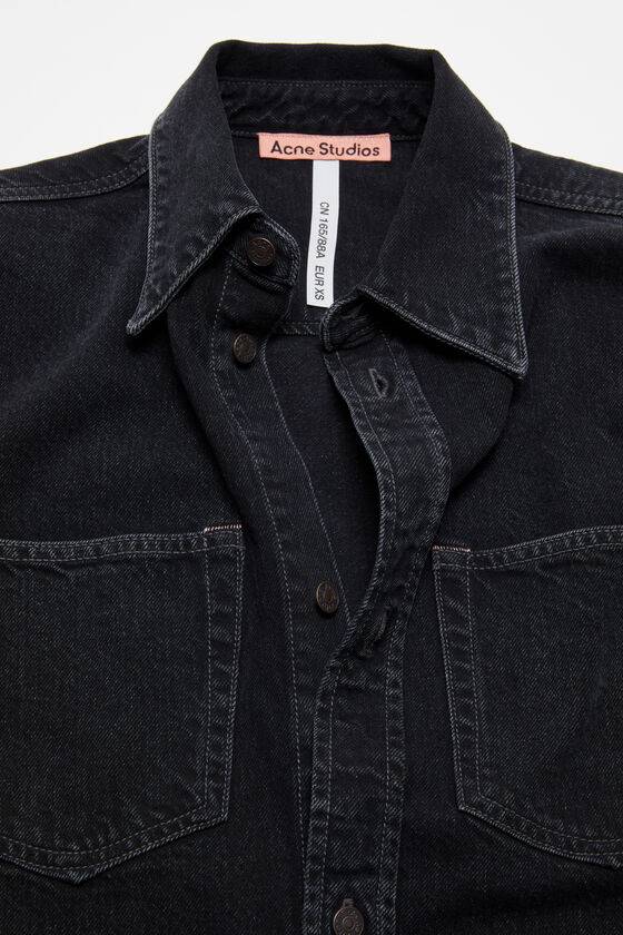 Acne Studios Jeanshemd mit Knopfleiste - Lockere Passform Große Rabatte