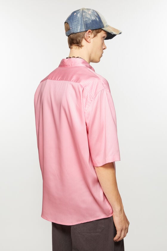 Acne Studios Gestreiftes Hemd mit Knopfleiste Tiefpreis