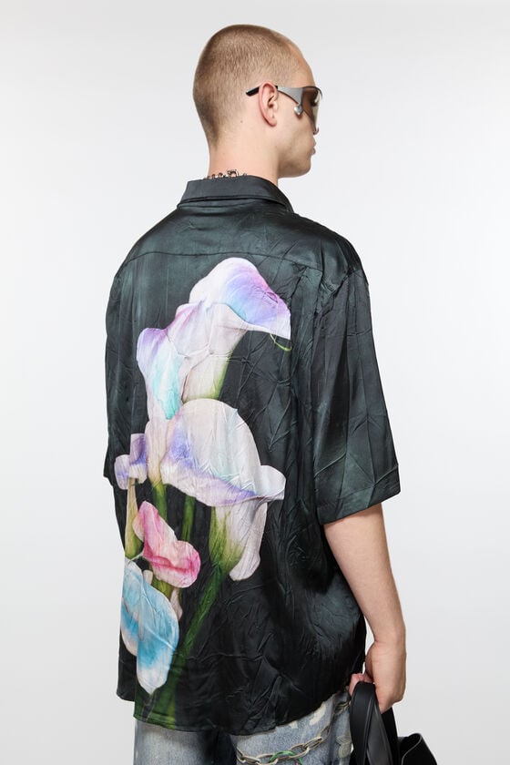 Acne Studios Bedrucktes Hemd mit Knopfleiste Super Sparpreis