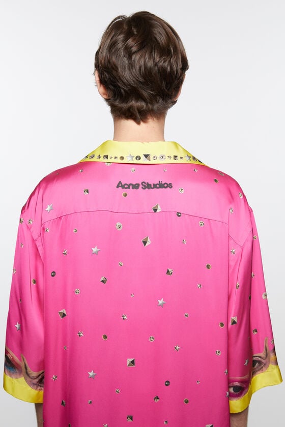 Acne Studios Bedrucktes Hemd mit Knopfleiste Wochenangebot