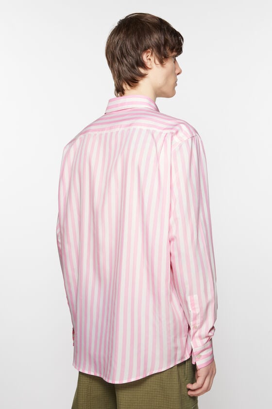 Acne Studios Gestreiftes Hemd mit Knopfleiste Zeitbegrenzte Promotion