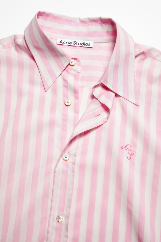 Acne Studios Gestreiftes Hemd mit Knopfleiste Zeitbegrenzte Promotion
