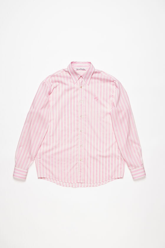 Acne Studios Gestreiftes Hemd mit Knopfleiste Zeitbegrenzte Promotion