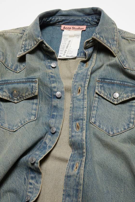 Acne Studios Jeanshemd in lockerer Passform Bis zu 65% Rabatt