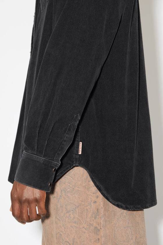 Acne Studios Cord-Hemd mit Knopfleiste Nur noch ein Tag übrig