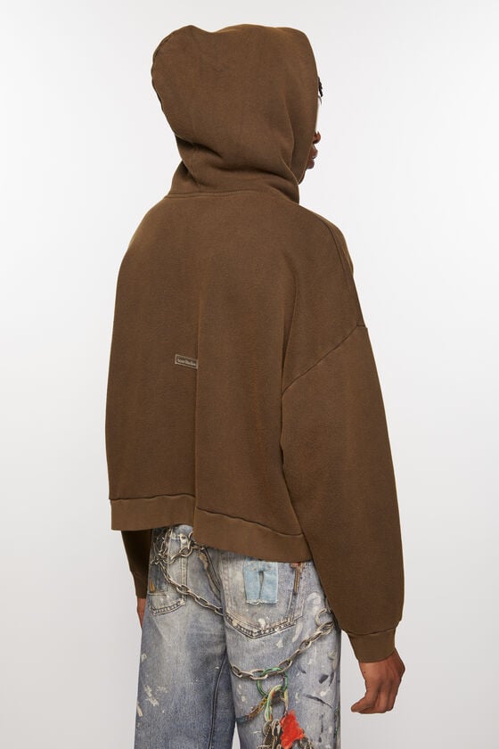 Acne Studios Sweatshirt mit Kapuze und Logoaufnäher Begrenzt auf 3 Tage