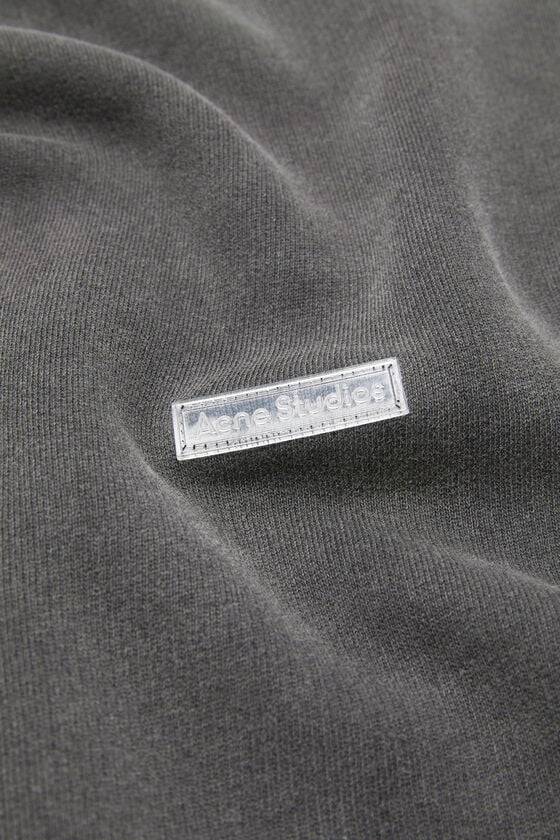 Acne Studios Pullover mit Logo-Patch Black Friday Preise
