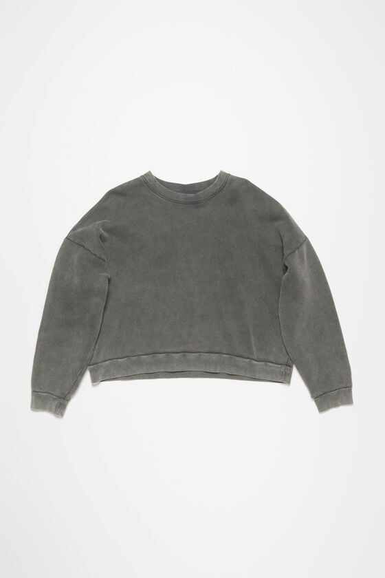 Acne Studios Pullover mit Logo-Patch Black Friday Preise