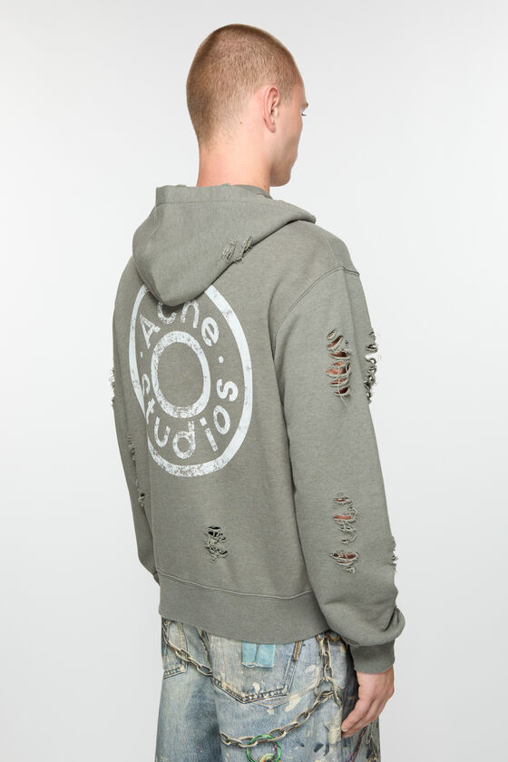 Acne Studios Hooded zipper sweater Im Verkauf
