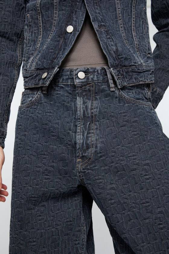 Acne Studios Baggy-Fit-Jeans - 1981M Monogram Sonderangebot