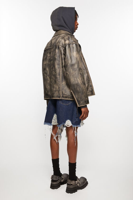 Acne Studios Distressed Denim Shorts - Super Baggy Fit Clearance-Verkauf