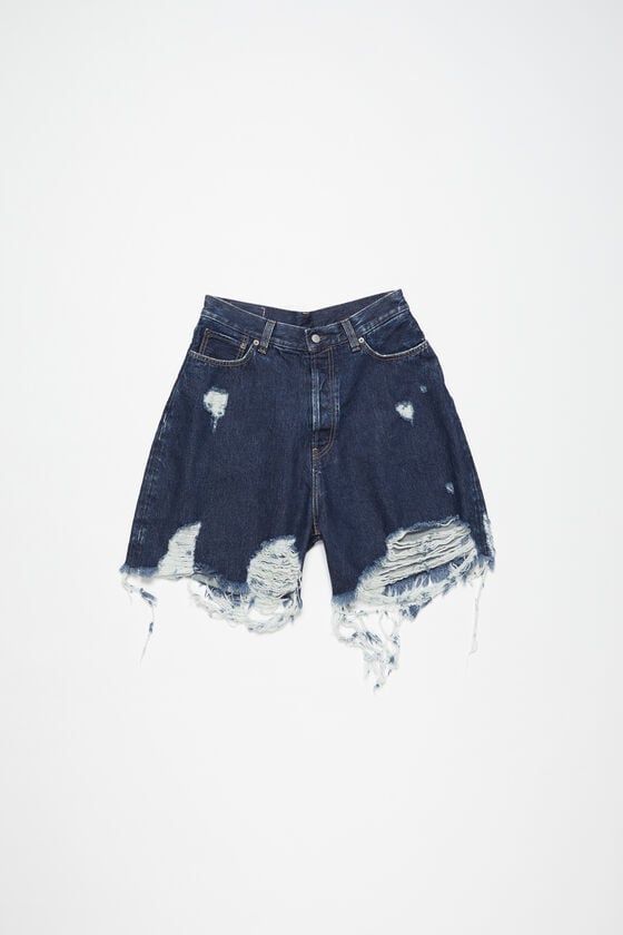 Acne Studios Distressed Denim Shorts - Super Baggy Fit Clearance-Verkauf