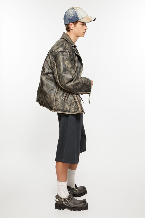 Acne Studios Jerseyshorts mit Logo-Stempel Kostenloser Versand international