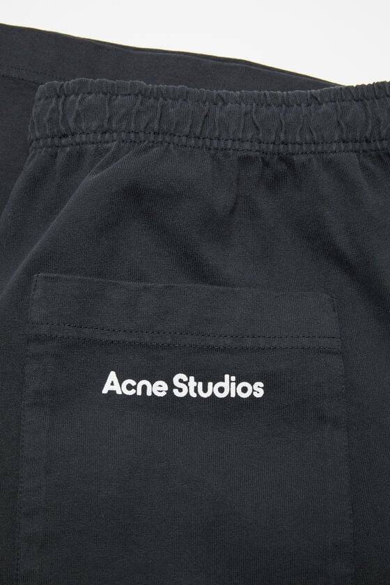 Acne Studios Jerseyshorts mit Logo-Stempel Kostenloser Versand international