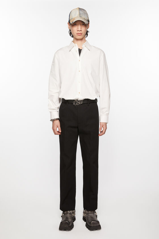 Acne Studios Hose aus Twill-Baumwollmischung Schlussverkauf