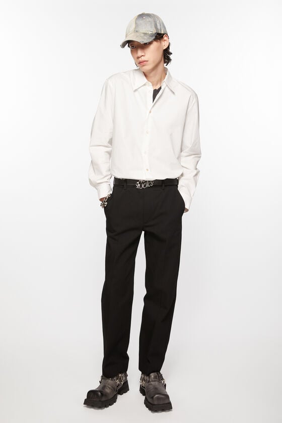Acne Studios Hose aus Twill-Baumwollmischung Schlussverkauf
