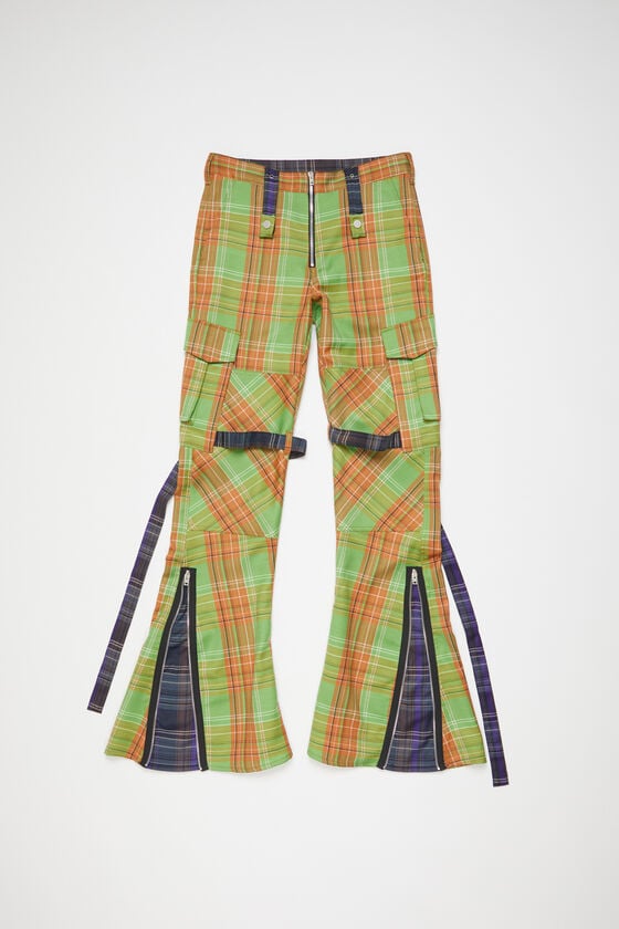 Acne Studios Cargo-Hose mit Karomuster Fabrikpreis