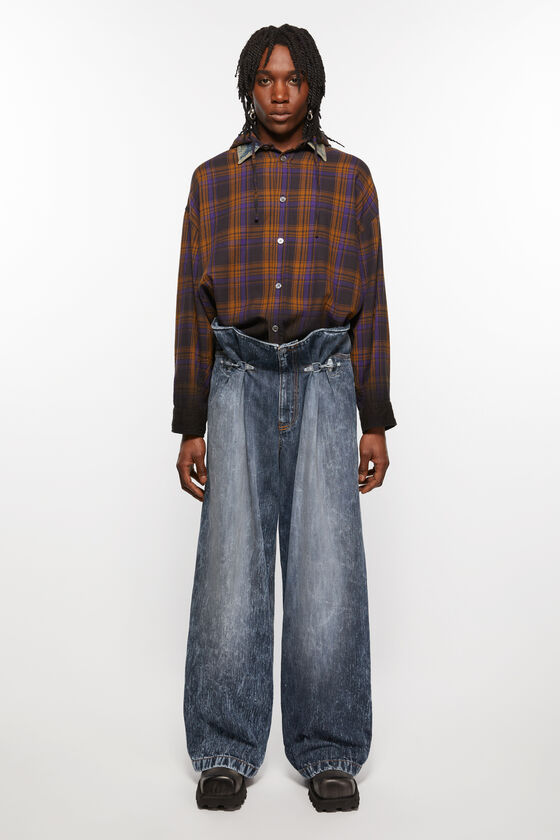 Acne Studios Denim-Hose Rabatt