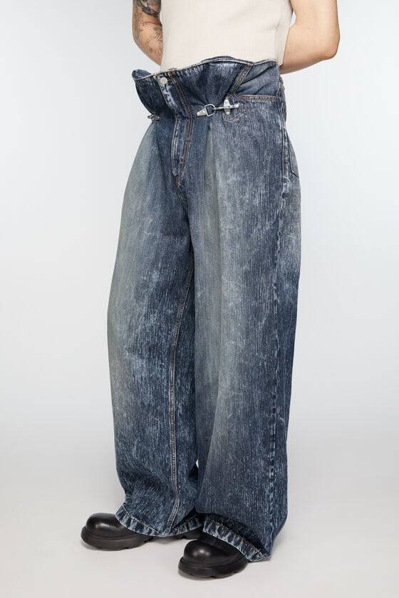 Acne Studios Denim-Hose Rabatt