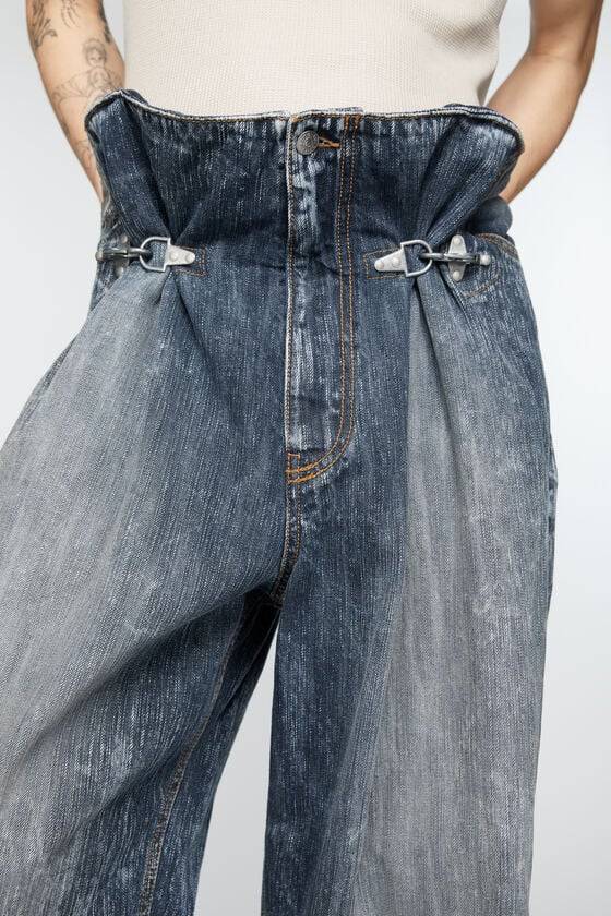 Acne Studios Denim-Hose Rabatt
