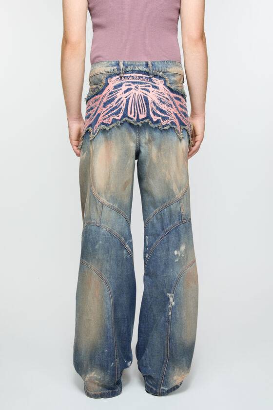 Acne Studios Jeanshose mit lockerer Passform Großer Ausverkauf