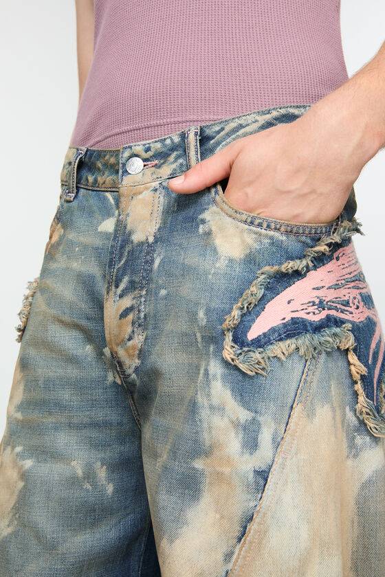 Acne Studios Jeanshose mit lockerer Passform Großer Ausverkauf