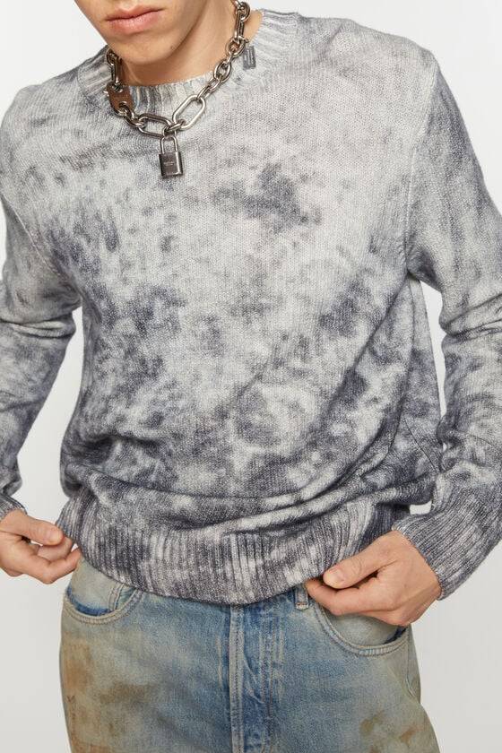 Acne Studios Pullover mit Acid-Print Saisonale Angebote