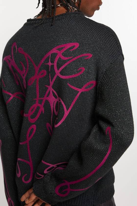 Acne Studios Bedruckter Pullover Räumungsverkauf