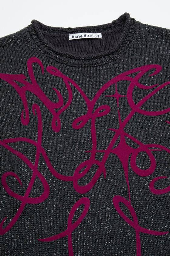 Acne Studios Bedruckter Pullover Räumungsverkauf