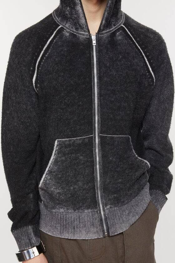 Acne Studios Pullover mit Reißverschluss mit Kapuze Sonderangebote