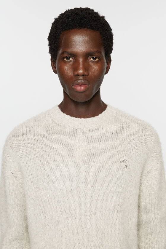 Acne Studios Wollpullover mit Rundhalsausschnitt Letzter Tag