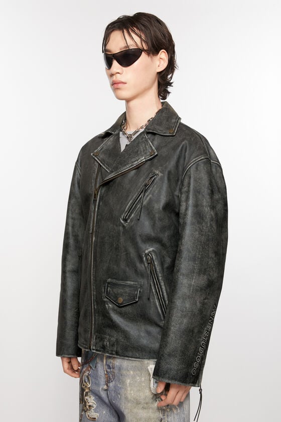 Acne Studios Biker-Lederjacke zollfrei