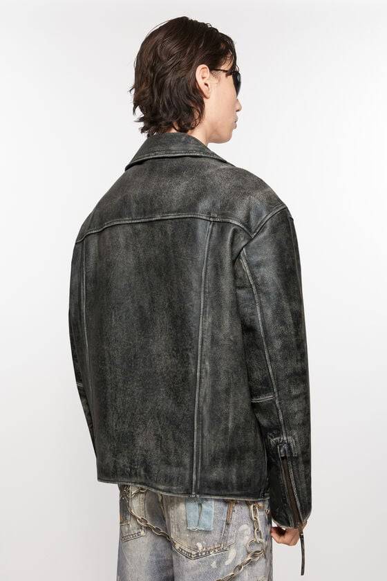 Acne Studios Biker-Lederjacke zollfrei