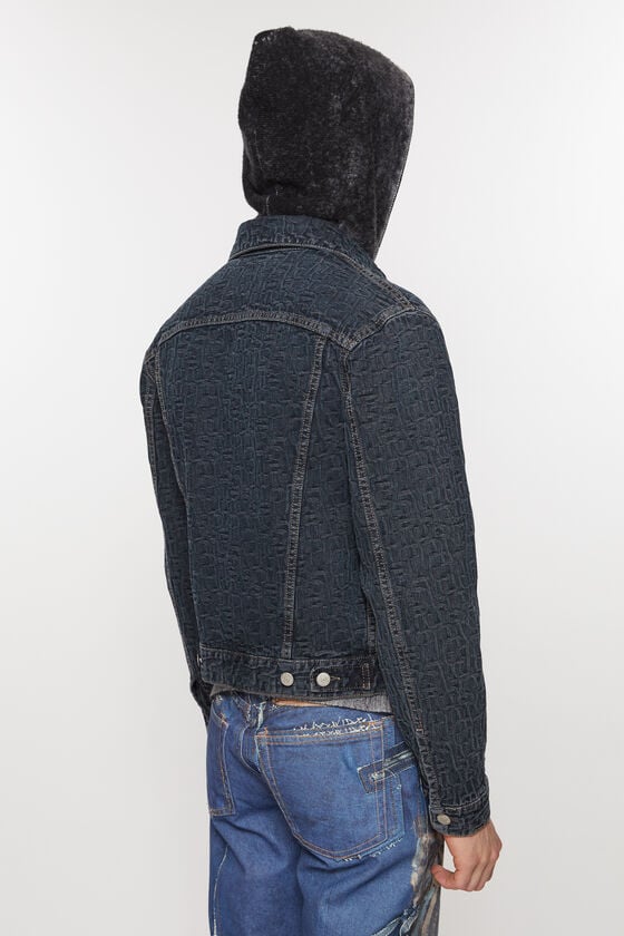 Acne Studios Jeansjacke - Normale verkürzte Passform Verkauf