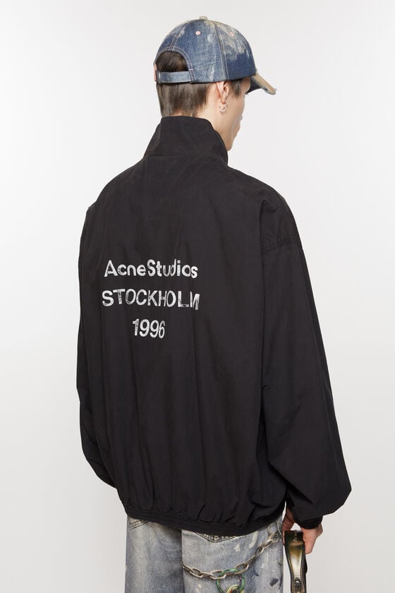 Acne Studios Jacke mit Reißverschluss und Logo Hotsell