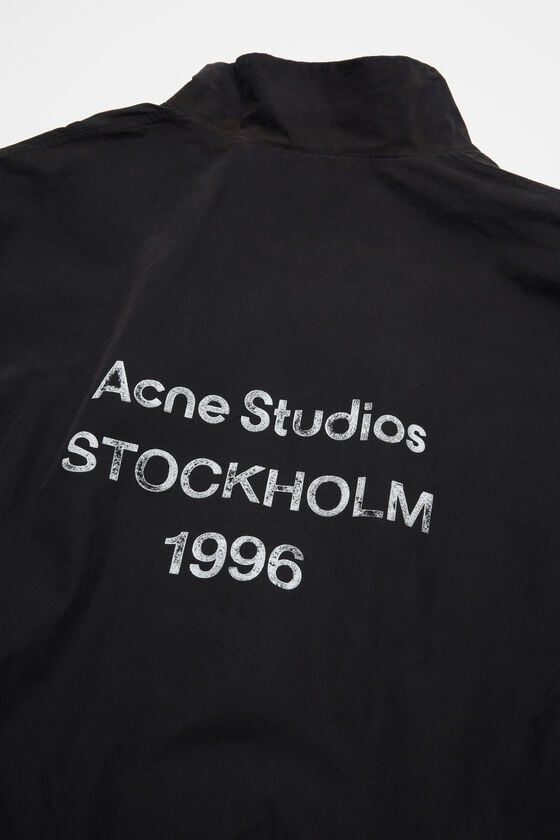Acne Studios Jacke mit Reißverschluss und Logo Hotsell